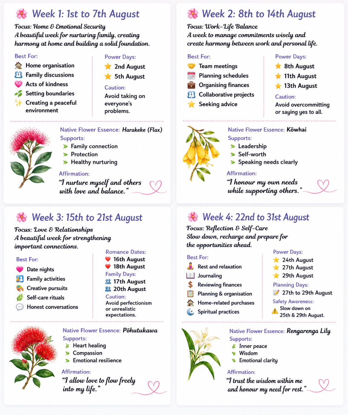 Native NZ Flower Essence